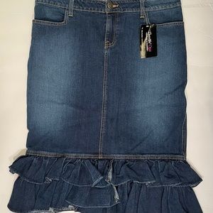 NWT Jean skirt